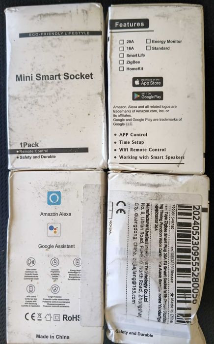Inteligentny dom - sterowane gniazdko ZigBee kompatybilne z Philips Hue - 3 szt.