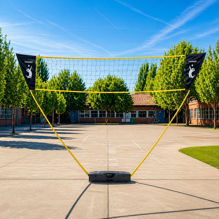 Rede 3 em 1 para Voleibol, Badminton e Ténis – Hammer (Portátil)