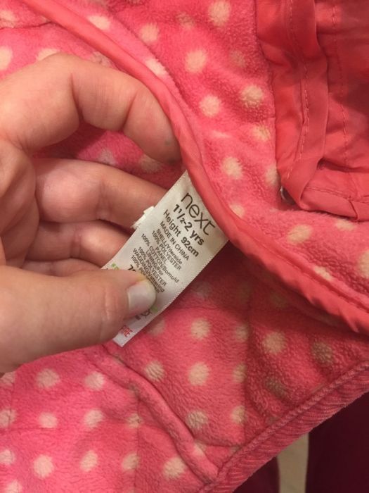 Modna pikowana kurtka next