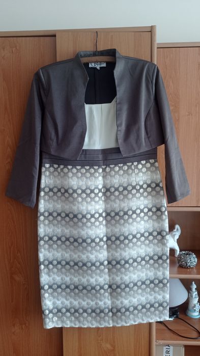 Sukienka wizytowa z żakietem rozmiar 44