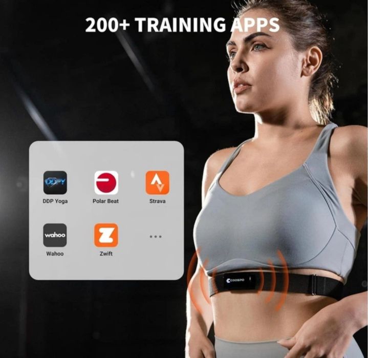 Нагрудний пульсометр COOSPO | Bluetooth + ANT+