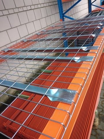 półka siatkowa ocynkowana - wypełnienie regału magazynowego