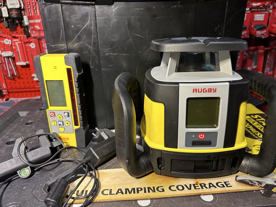 Ротаційний лазерний нівелір Leica Rugby CLA Hilti PR уклон
