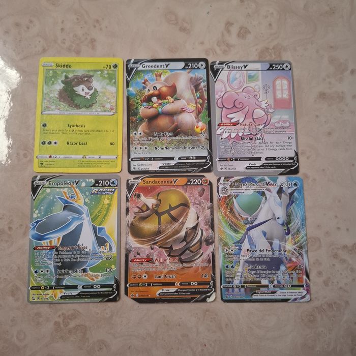 6 Cartas Pokémon