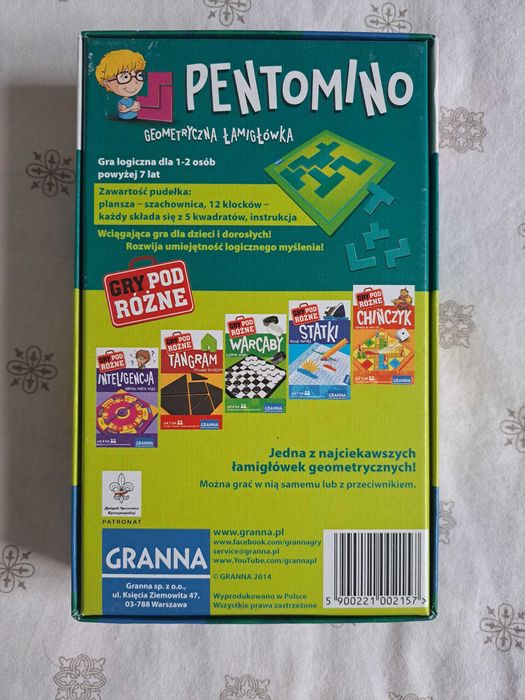 Gra podróżna  PENTOMINO Granna
