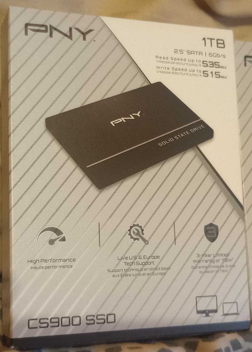 Nowy Dysk SSD PNY 1TB SATA III bardzo dobra jakość