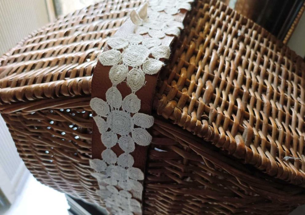 Cesto Piquenique Antigo