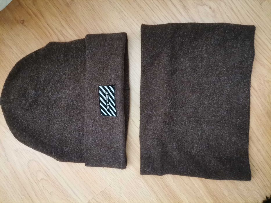 Шапка хомут зимняя тёплая набор