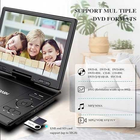 Przenośny odtwarzacz DVD MYDASH PD102