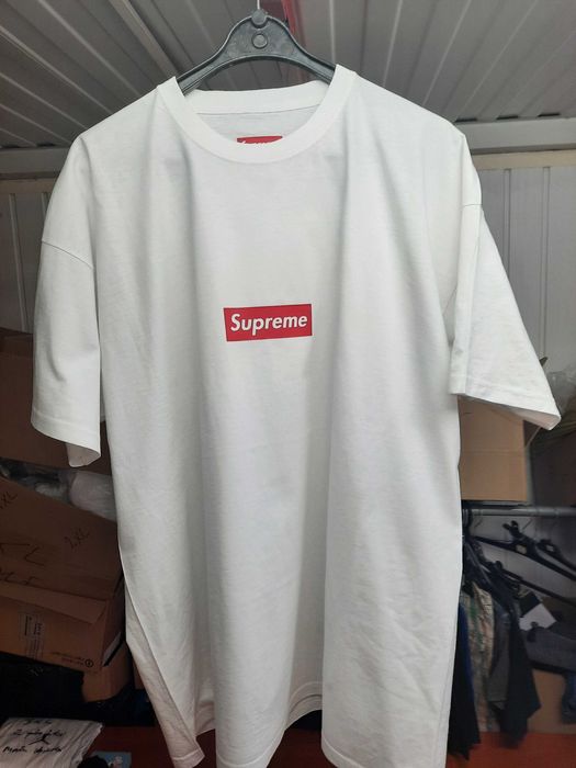 Biala nowa koszulka Supreme L - bez metek !!
