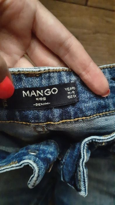 Zestaw spodni jeansowych r. 152