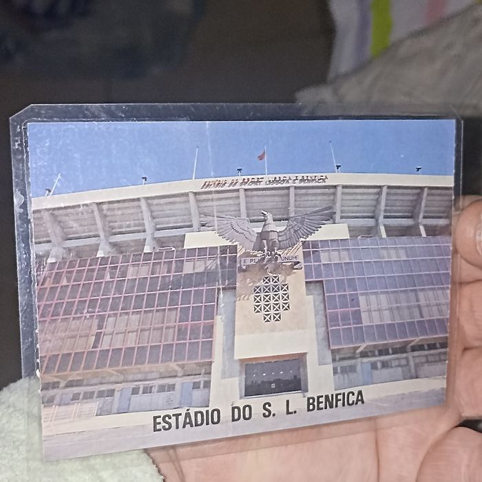 Bilhete Antigo Plastificado S. L. Benfica - Steaua de Bucareste 1988