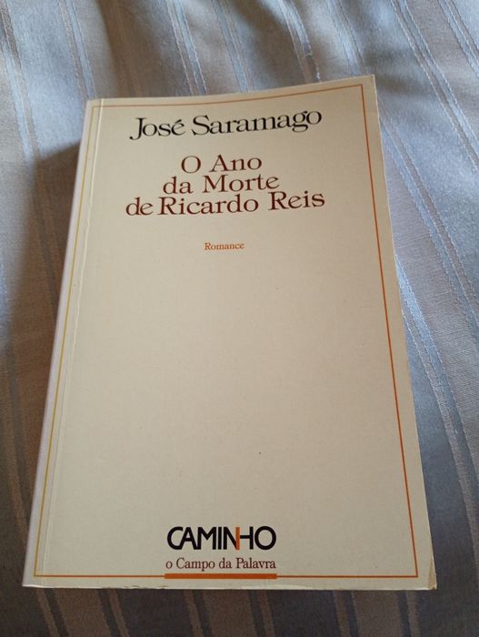 O ano da Morte de Ricardo Reis - Saramago - 13 edicao- 9E- Cadeira Bébé Segurança-8E Desde 5E