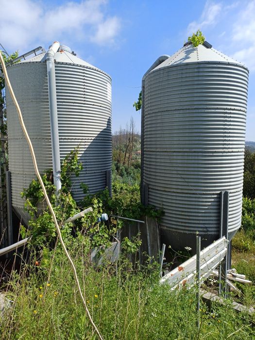 Silos usados para cereais