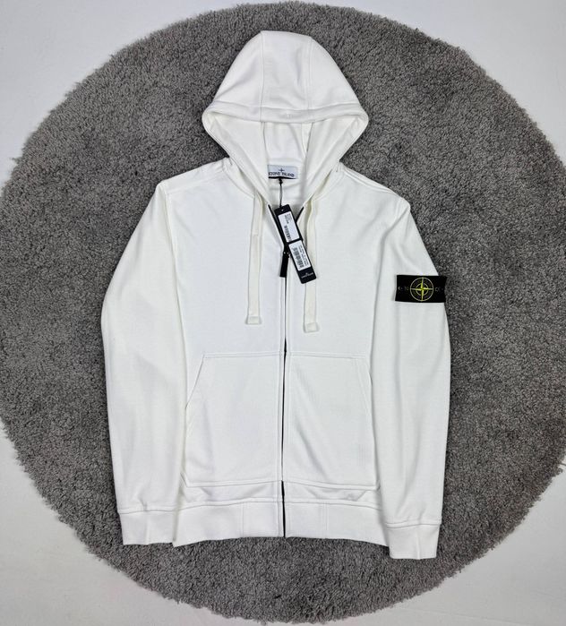 Зіп-Худі Stone Island Білий