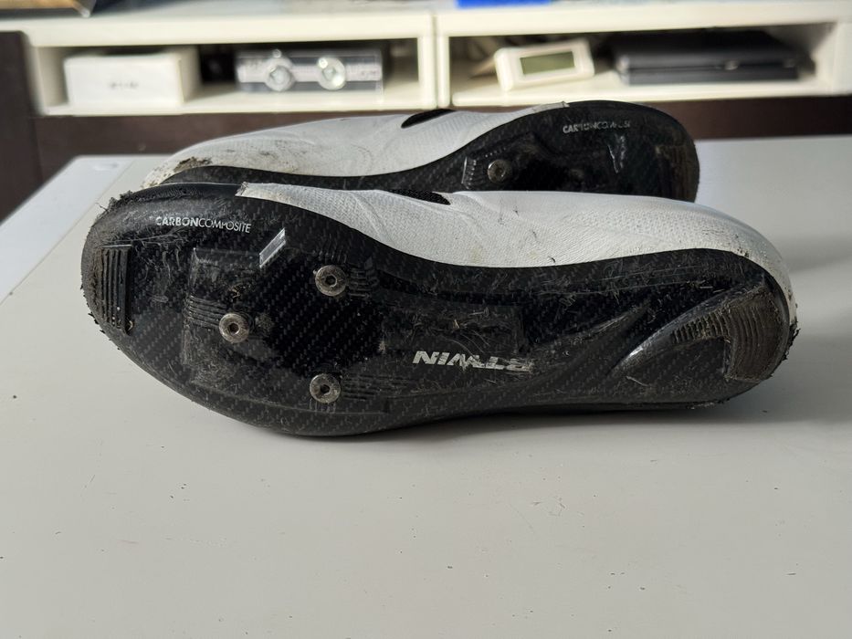 Karbonowe Buty B-Twin SPD bezsznurówkowe 40