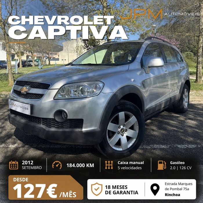 Chevrolet Captiva 2.0 VCDi 7 Lugares - Nacional - 18 Meses de Garantia