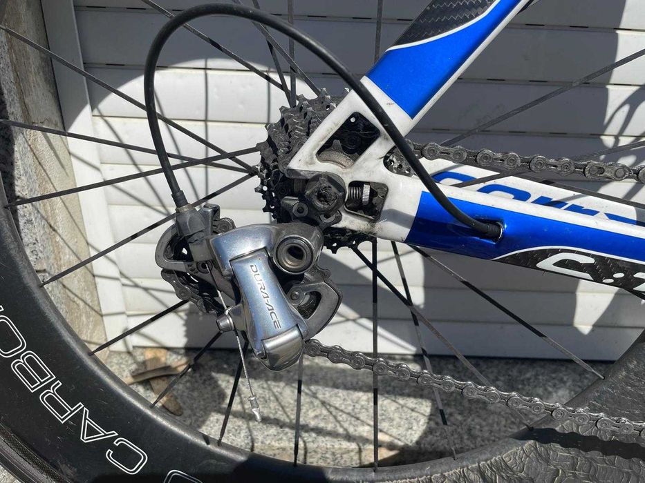 Bicicleta contra relogio Corratec Rodas de Carbono