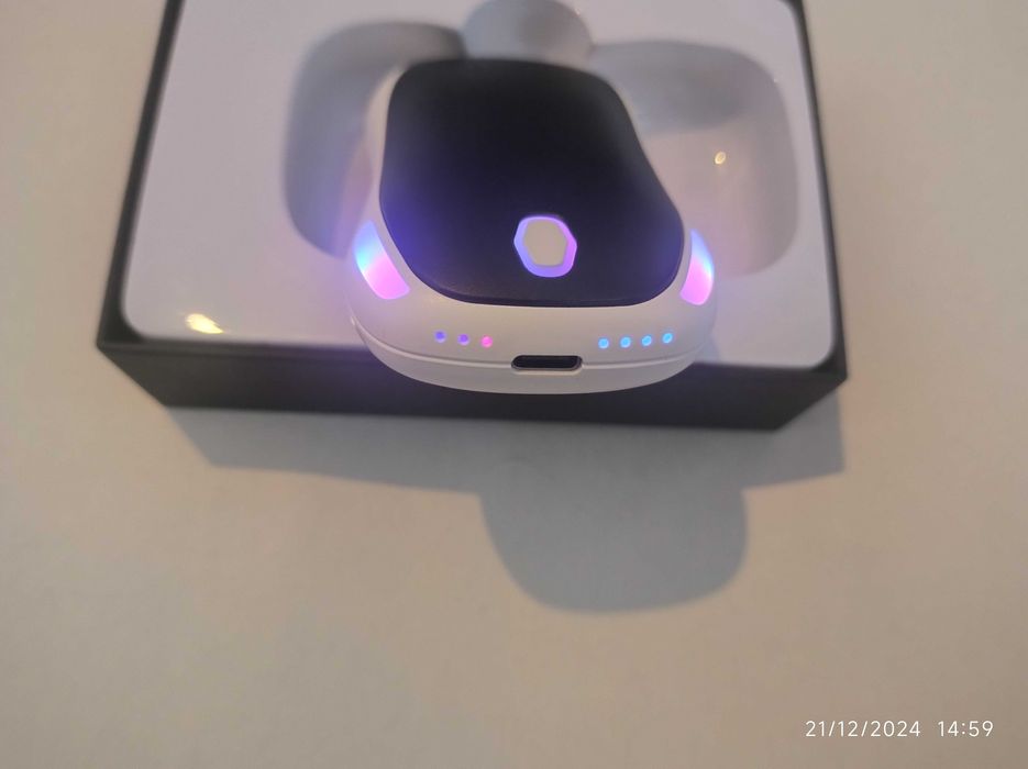 Aquecedor de mãos,regulável em 3 temperaturas,  USB C recarregável