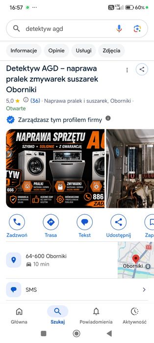Naprawa Pralek, Zmywarek i Suszarek | Detektyw AGD | Dojazd