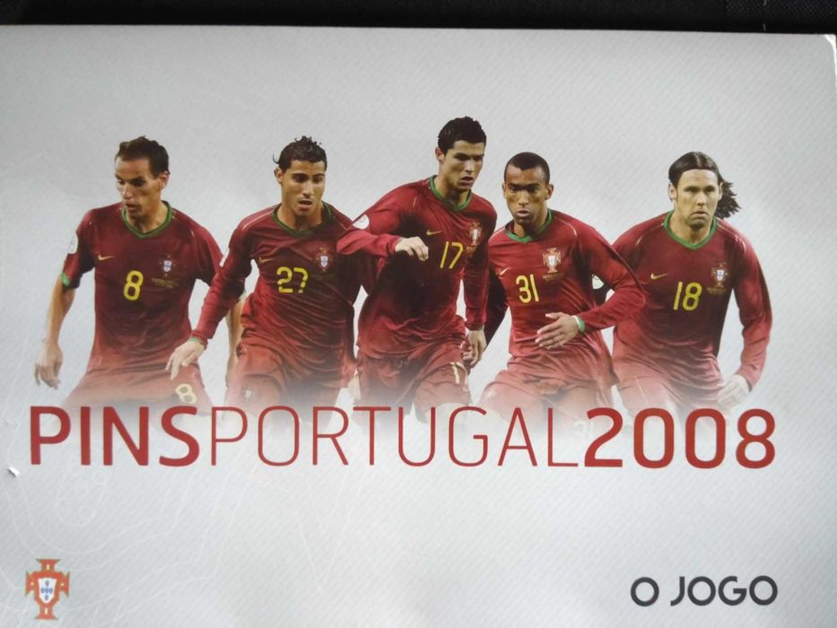 Caderneta com Pins da Seleção Nacional 2008.