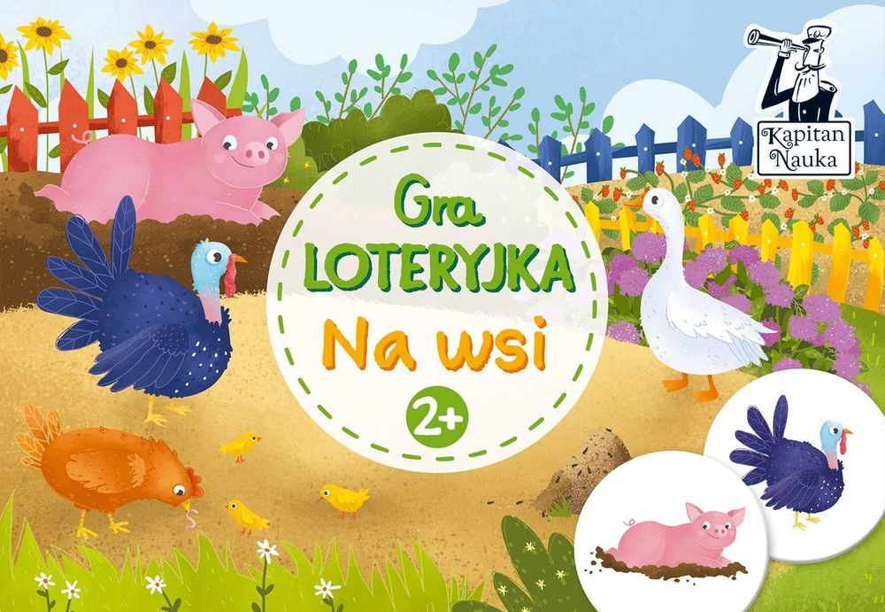 Gra planszowa Loteryjka Na wsi Edgard 2+