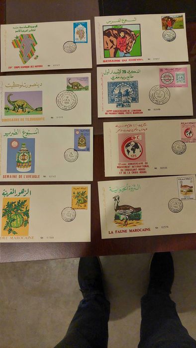 Filatelia - Centenas de sobrescritos primeiro dia em excelente estado