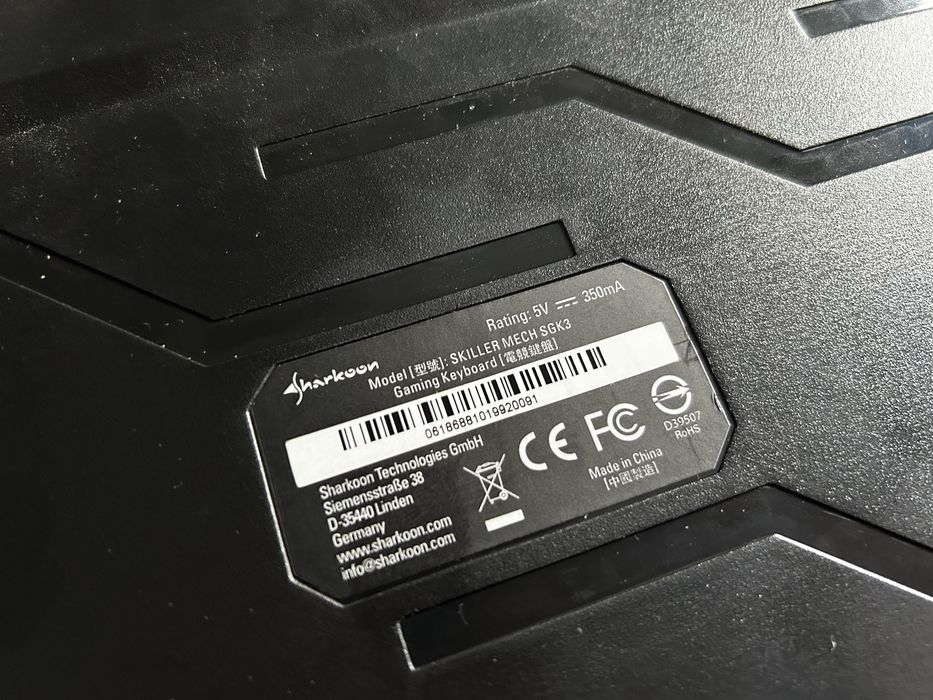 Klawiatura mechaniczna Sharkoon Skiller SGK3 Kailh Red Pudding Keycaps