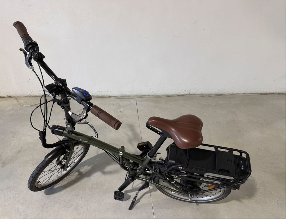 Bicicleta dobrável elétrica E FOLD 500 Azul
