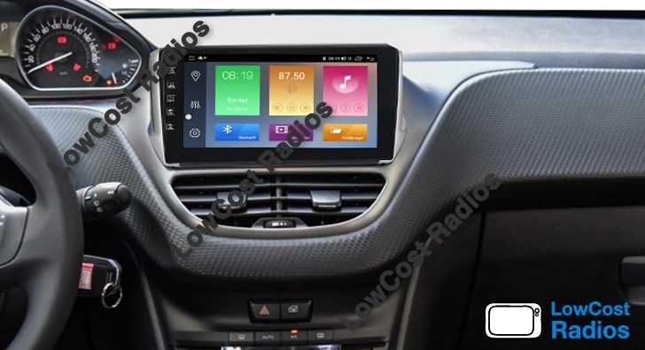 Auto Rádio GPS 10" PEUGEOT 2008 / 208 | ANDROID • Multimédia BT USB WIFI | CARPLAY • ANDROID AUTO