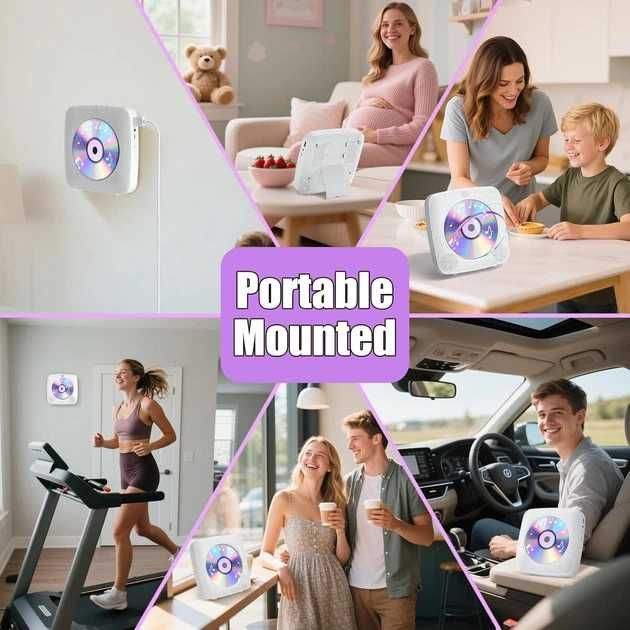 CD-програвач Gueray портативний з Bluetooth
