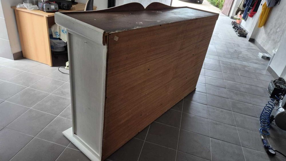 Witryna Szafa Biała Solidna 180 x 107