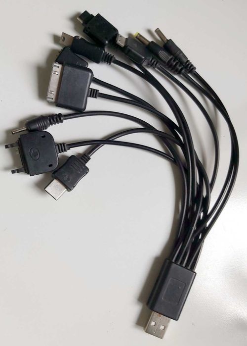 универсальный USB-кабель для зарядки с 10 различными разъемами