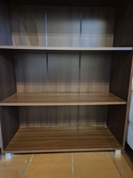 Sprzedam regał 190x89,5x33,5 ciemny brąz orzech foresta