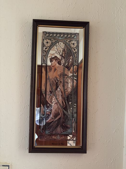 4 Quadros médios de parede em espelho