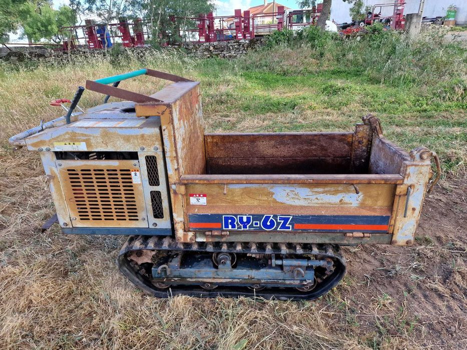 Mini dumper / Carro de mão de lagartas Kubota RY-6Z basculante