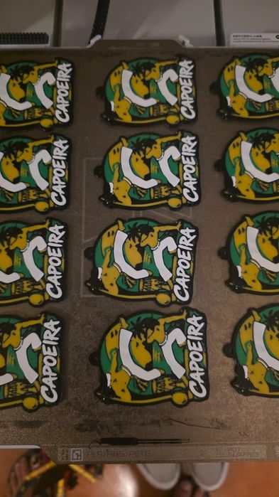 Chaveiro da capoeira em 3d