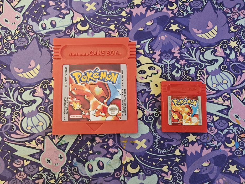 Cartucho Pokémon Game Boy Gigante (Impressão 3D) – Decoração Retro