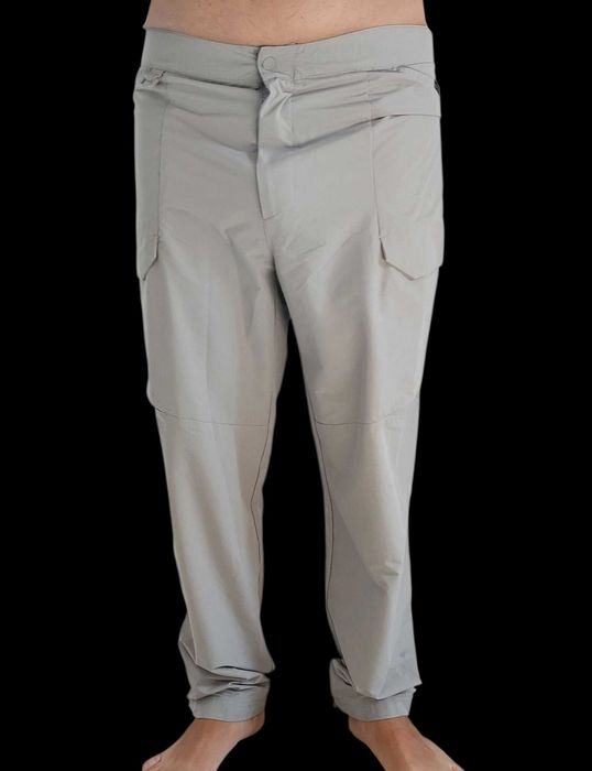 Popielate spodnie trekkingowe z poliamidu 4F R. XL