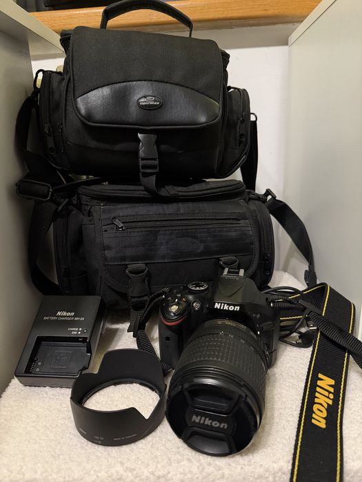 Nikon D5200, obiektyw Nikkor 18-105, 2 torby Pisz • OLX.pl