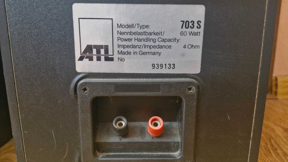 Музичні колонки /Акустика / ATL 703 S / 60w / 4Ω: 5 500 грн