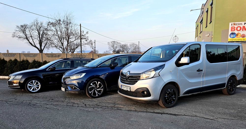 Wynajem auto osobowe oraz busy 9cio osobowe