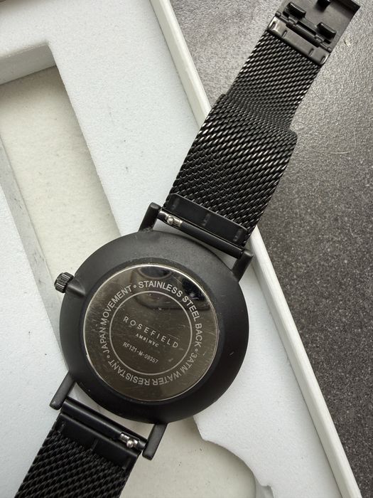 Zegarek czarny Rosefield MBB-M43