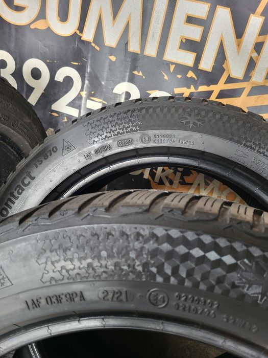Opony zimowe 225/50/17 Continental 21/23rok 6,5mm