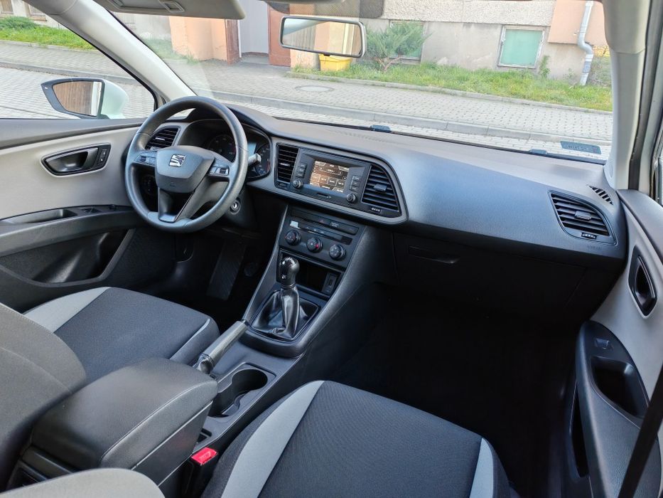 Śliczny Seat Leon III 1.6 TDi 90km 2016r - Salon PL - Stan Bdb - Hak