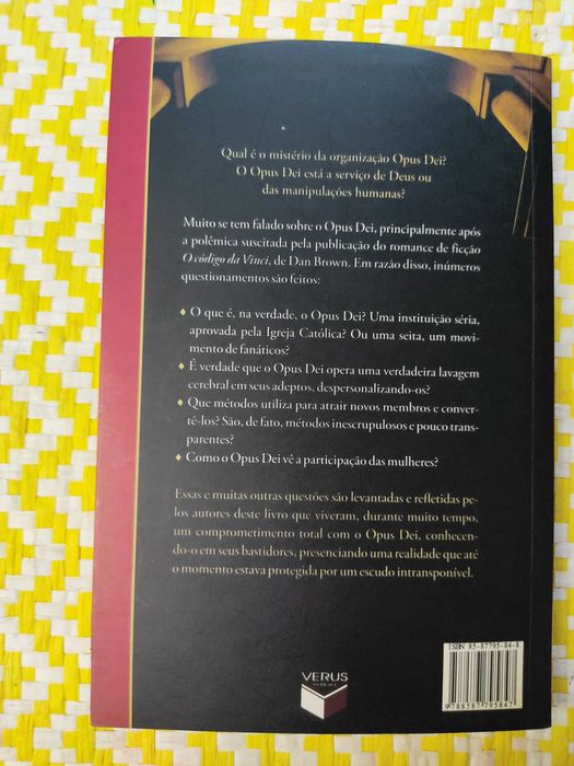 OPUS DEI Os bastidores – 
Dario F Pereira - Jean Lauand - Marcio Silva