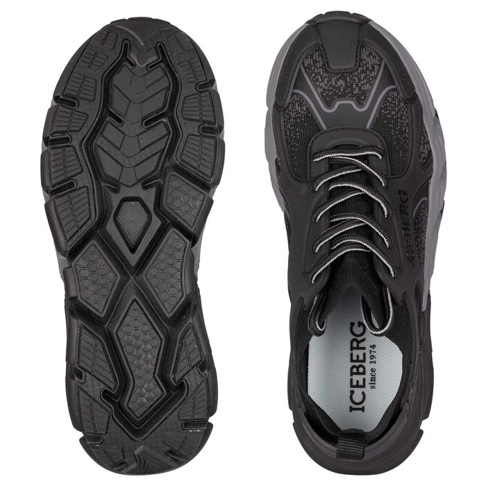 ICEBERG męskie sneakersy SOCK NERO