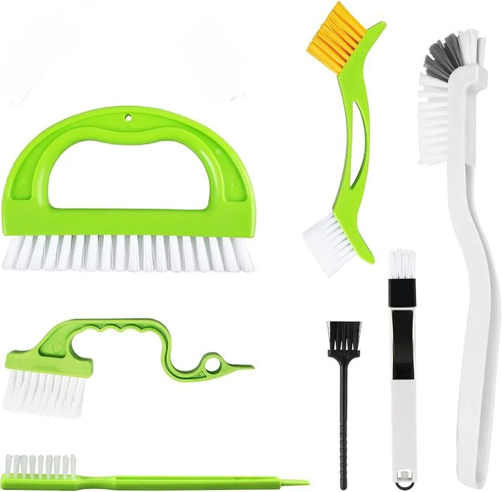 Zestaw 7 szt szczotek do czyszczenia fug kuchni łazienki klawiatury
Ze