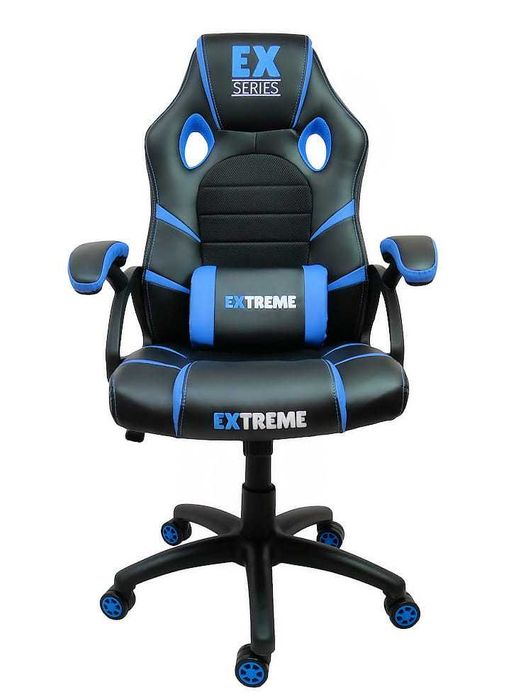Fotel Gamingowy dla Gracza Extreme EX Black/Light Blue