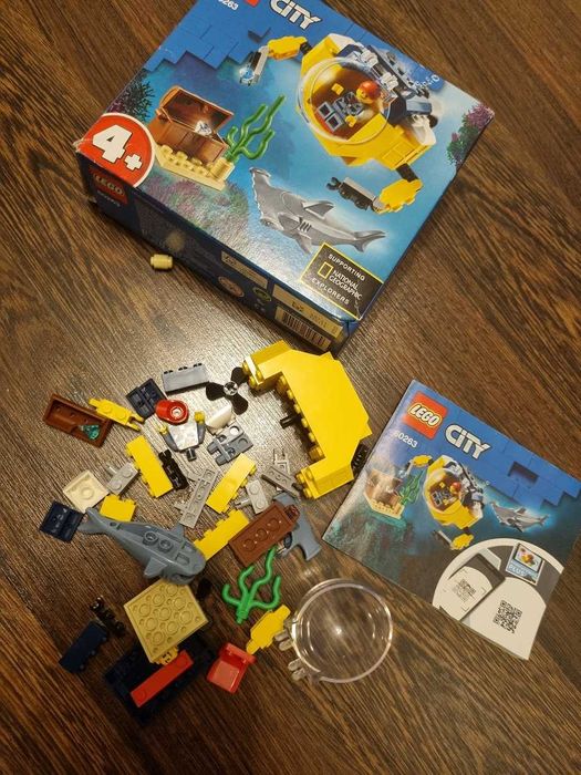 Klocki LEGO City60263 Oceaniczna miniłódź podwodna